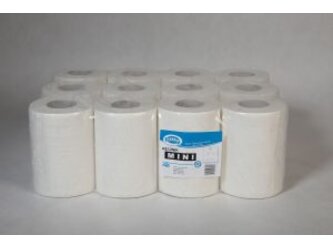 STPA_2230521 Ręcznik celulozowy mini  w roli 50 m 2-warstwowy biały