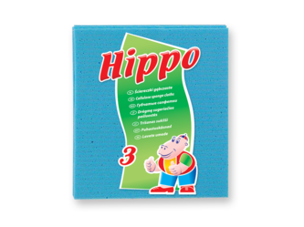 HAL_XS020 Ścierka gąbczasta Hippo