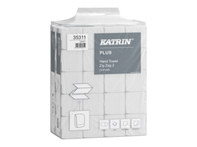 35311_katrin_plus_v_fold_paper_towels_zig_zag_200_sheets_2_ply_handy_pack