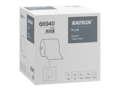 66940_katrin_plus_dispenser_toilet_paper_roll_system_800_sheets_2_ply_carton