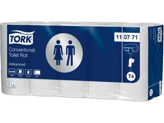 TORK110771, Tork papier toaletowy w rolce konwencjonalnej, system T4