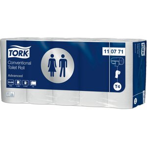 Papier toaletowy w rolce konwencjonalnej Tork, system T4 110771