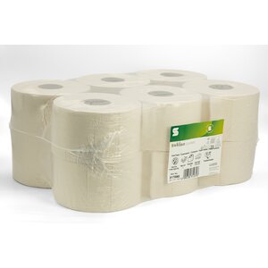 Systemowy papier toaletowy Duże rolki Rozwijanie do wewnątrz 317580 WEPA Satino Comfort